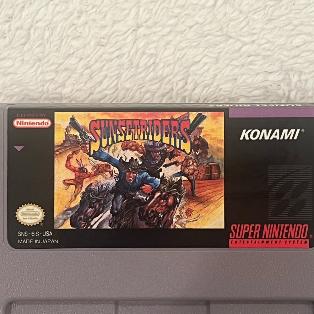 Super Nintendo Sunset Riders Game - Picture 3 of 6